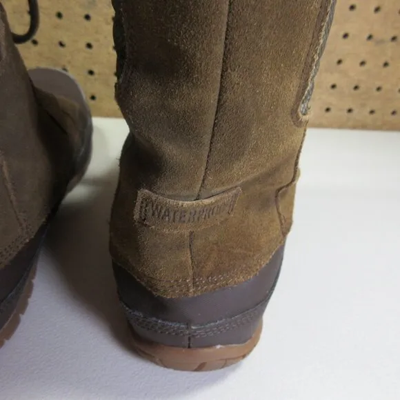 The North Face womens 3tone brown Nuptse Purna 200g WP winter boots 8.5 M