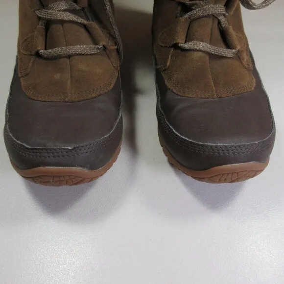 The North Face womens 3tone brown Nuptse Purna 200g WP winter boots 8.5 M