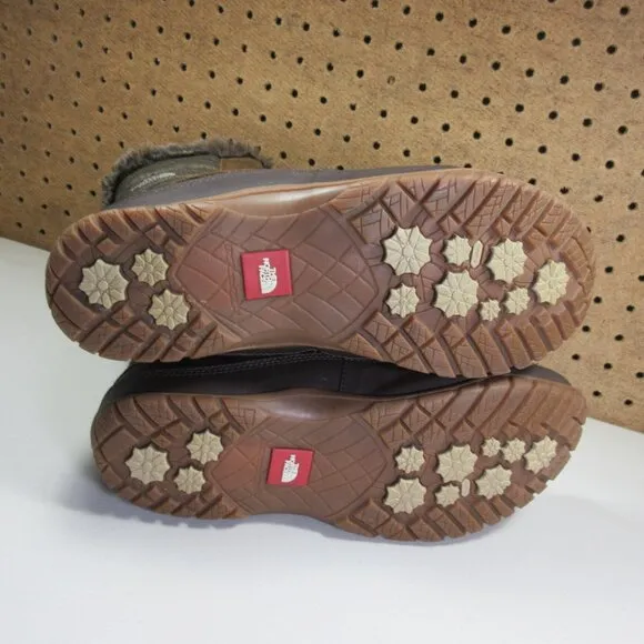 The North Face womens 3tone brown Nuptse Purna 200g WP winter boots 8.5 M