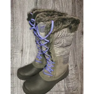 The North Face women’s Shellista tall winter boots. Size 10