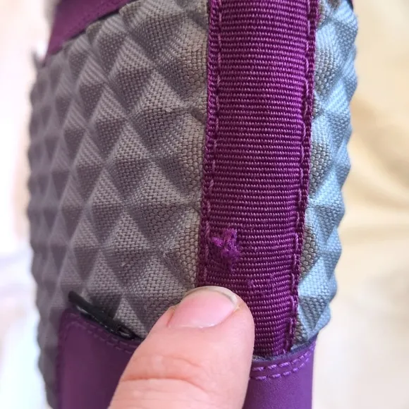 The North Face women's winter boots size 5 Purple and gray 💥💫Excellent shape💥