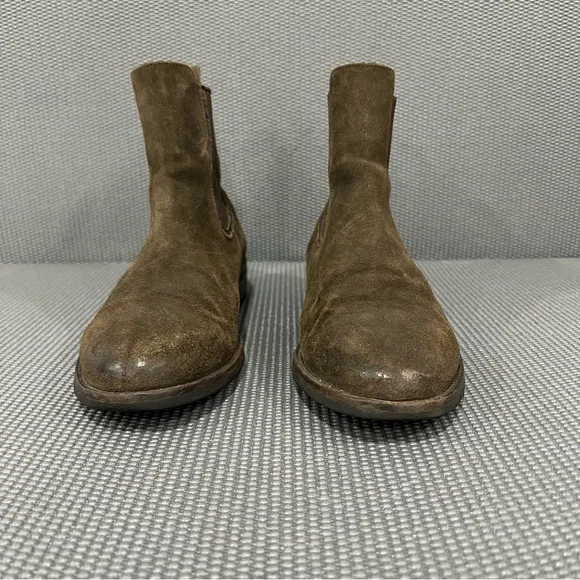 Thursday Boot Co. Dutchess Chelsea Ankle Boot DarkBrown Suede Womens Size 9