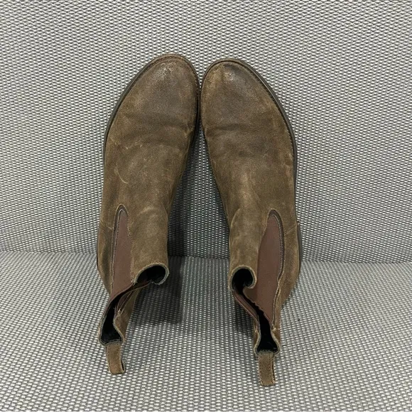 Thursday Boot Co. Dutchess Chelsea Ankle Boot DarkBrown Suede Womens Size 9