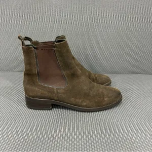 Thursday Boot Co. Dutchess Chelsea Ankle Boot DarkBrown Suede Womens Size 9