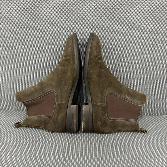 Thursday Boot Co. Dutchess Chelsea Ankle Boot DarkBrown Suede Womens Size 9