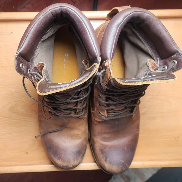 Timberland Brown Leather Hiking Trail Boots