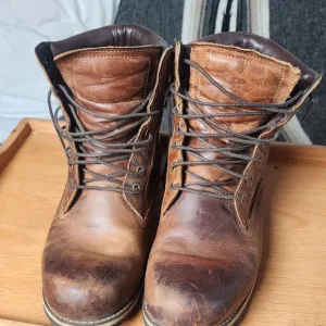 Timberland Brown Leather Hiking Trail Boots