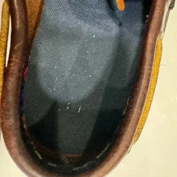 Timberland brown leather lace up boat shoes men’s size 10.5