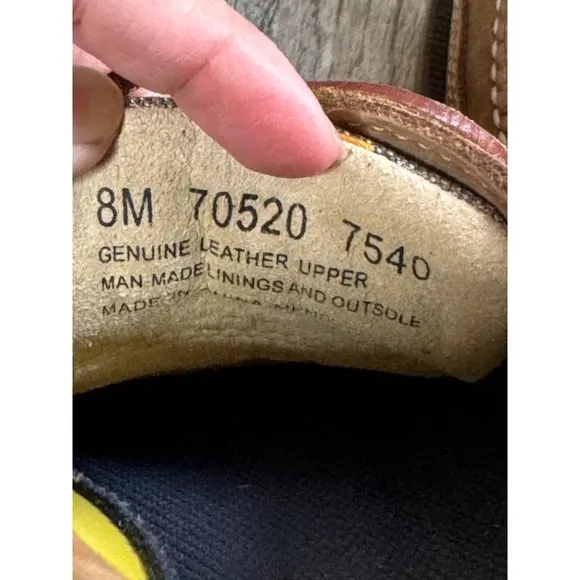 TIMBERLAND Khaki Brown Leather Echo Bay Boat Shoes Loafers Men's SIze 8M