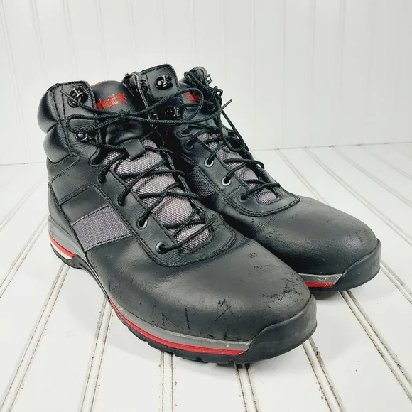 Timberland Men's Black Leather Lace Up Winter Boots i 1011