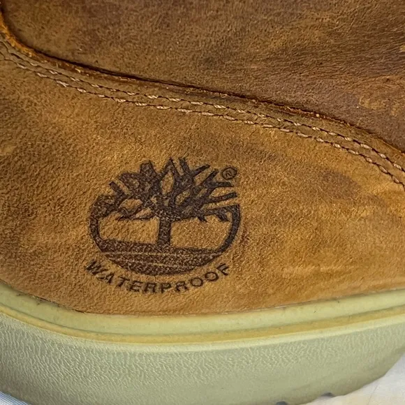 Timberland Men’s Boots Size 9.5 A15Z5 Tan Black Workwear 6” Premium EU 43.5