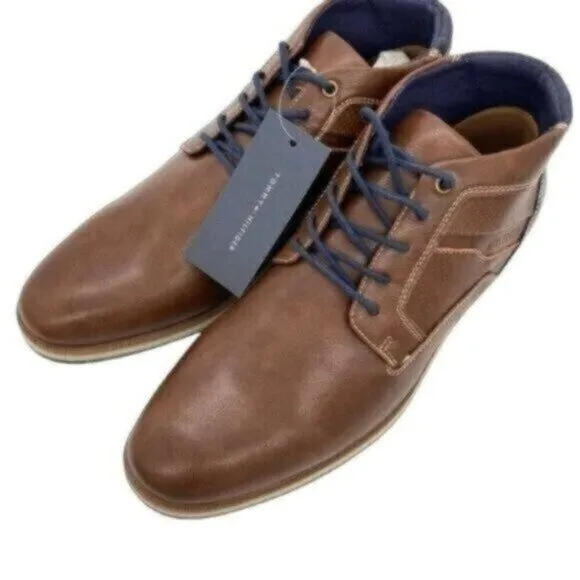 Tommy Hilfiger Chukka Boots Mens Leather Size 8