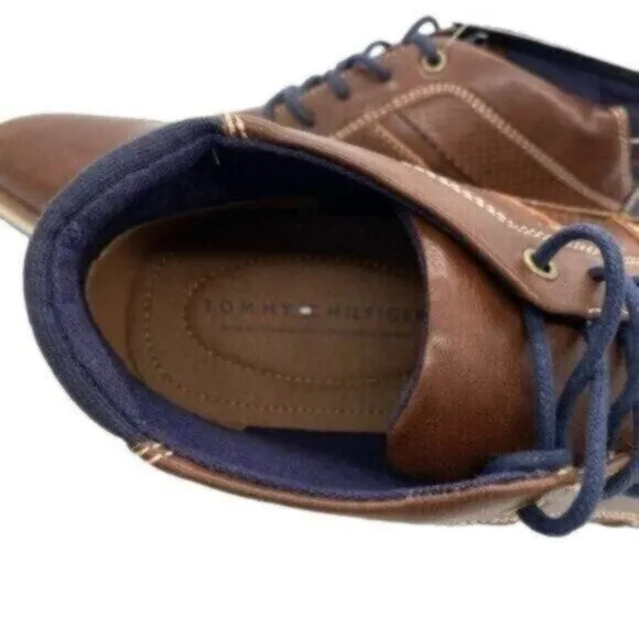 Tommy Hilfiger Chukka Boots Mens Leather Size 8