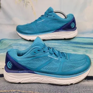 Topo Athletic Phantom  Aqua/Cobalt Womens 9