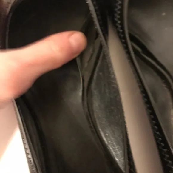 TORY BURCH black patent leather shoes