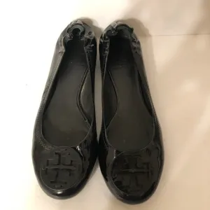 TORY BURCH black patent leather shoes