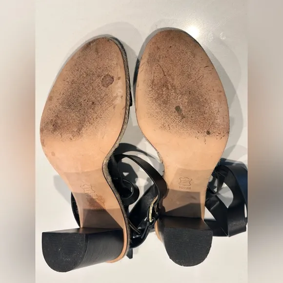Tory Burch Marbella Open toe Espadrille Heels Sandals