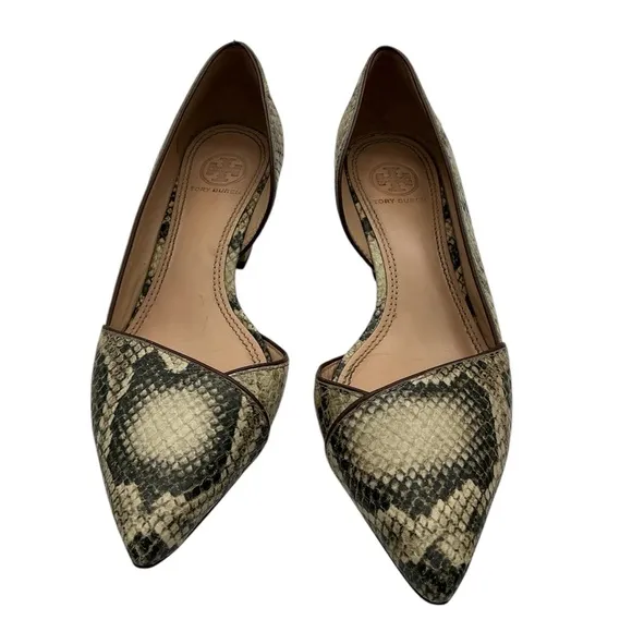 Tory Burch Women's Snakeskin‎ Flats size 6.5