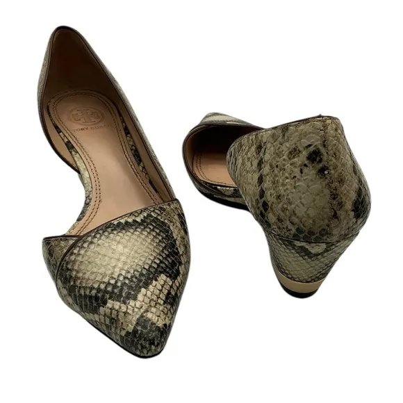 Tory Burch Women's Snakeskin‎ Flats size 6.5