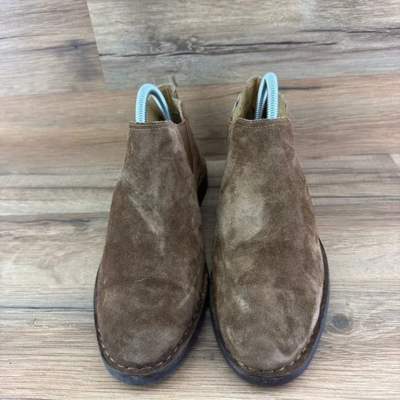 Trask Addison Brown  Suede  Perforated Ankle Shoes Size 7.5M