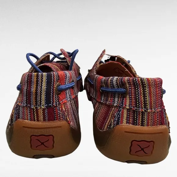 Twisted X Serape Moccasin Boat Shoes Style YDM0041 Kids Youth Unisex