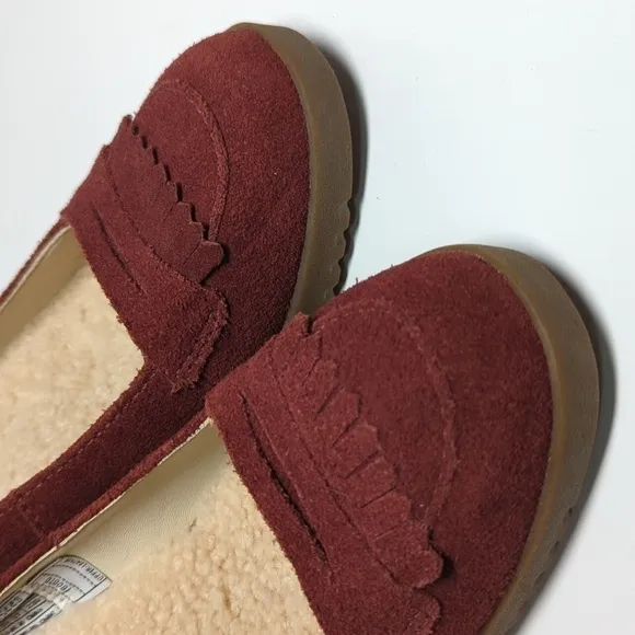 UGG Australia Reese wedge moccasin loafer shoes woman's size 6 EU 37