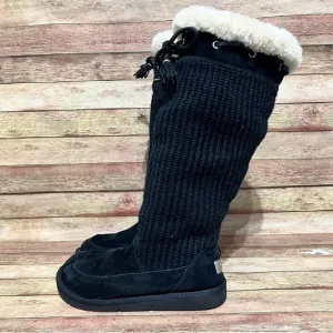 Ugg Boots Black Suburd Winter Boots
