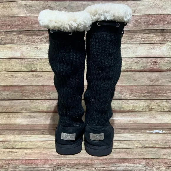 Ugg Boots Black Suburd Winter Boots