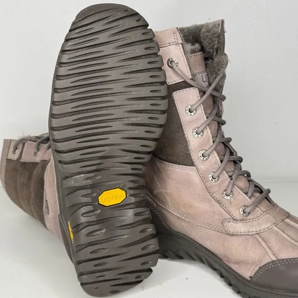 UGG Boots Womens Size 9 Adirondack II Round Toe Waterproof Winter Grey 3052