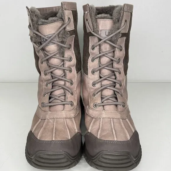 UGG Boots Womens Size 9 Adirondack II Round Toe Waterproof Winter Grey 3052