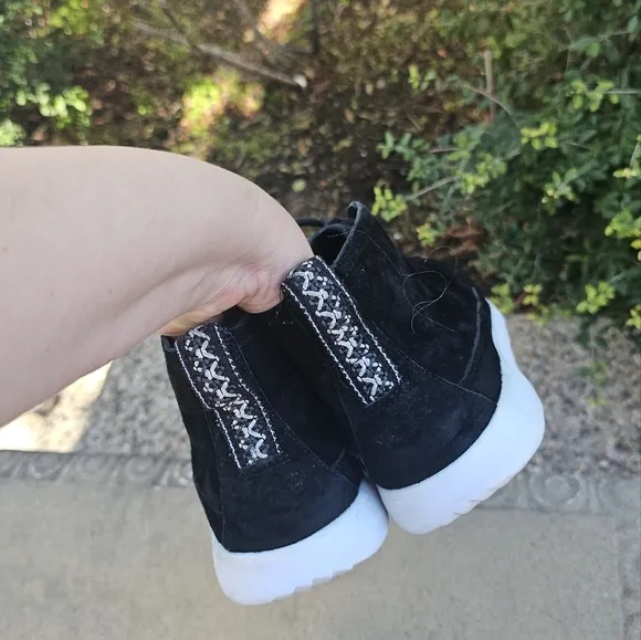 Ugg CHUKKA BOOT FREAMON BLACK WHITE TWINSOLE Black Suede Men's Shoes 11,5