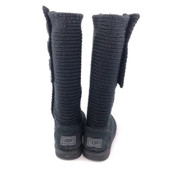 UGG Classic Cardy Tall Knit Winter Boots 9