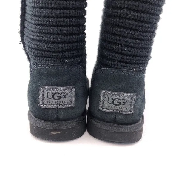UGG Classic Cardy Tall Knit Winter Boots 9