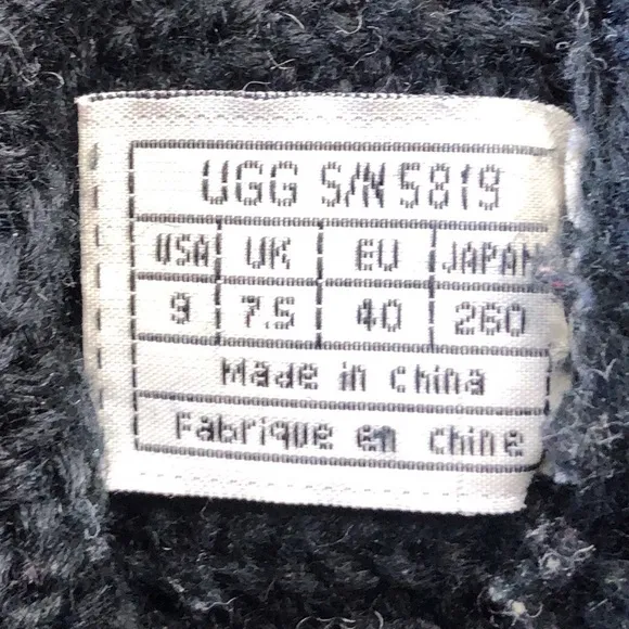 UGG Classic Cardy Tall Knit Winter Boots 9
