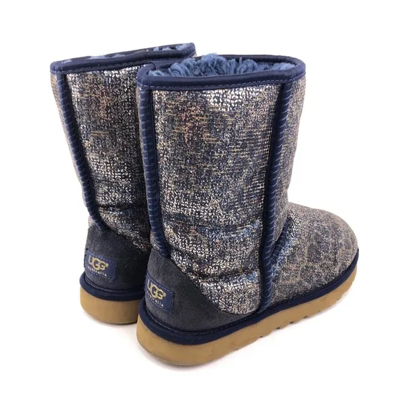 UGG Classic Short II Glitter Sheepskin Winter Boots 7