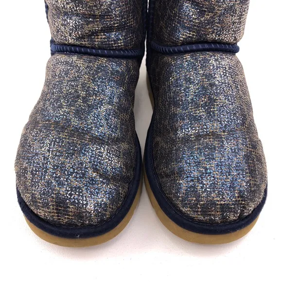 UGG Classic Short II Glitter Sheepskin Winter Boots 7