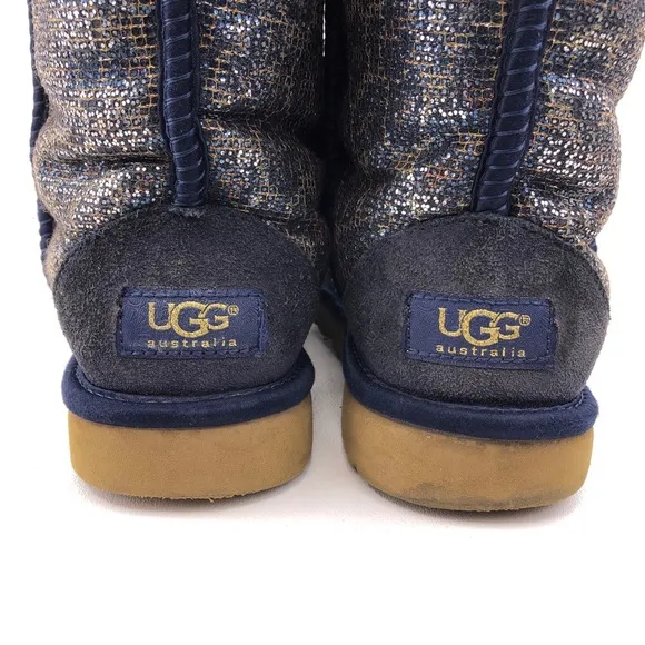 UGG Classic Short II Glitter Sheepskin Winter Boots 7