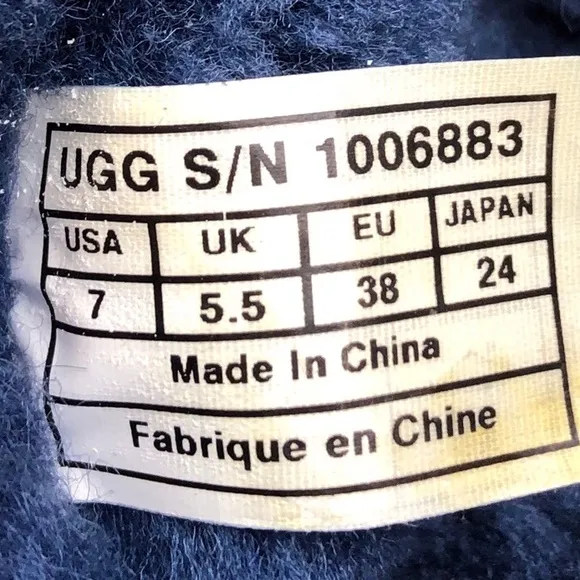 UGG Classic Short II Glitter Sheepskin Winter Boots 7