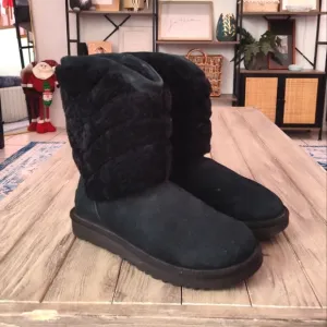 UGG COZY WINTER BOOTS IN BLACK SIZE WOMAN'S 7