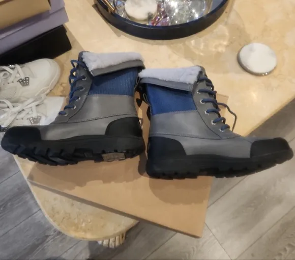 UGG Gray and Blue Winter Boots