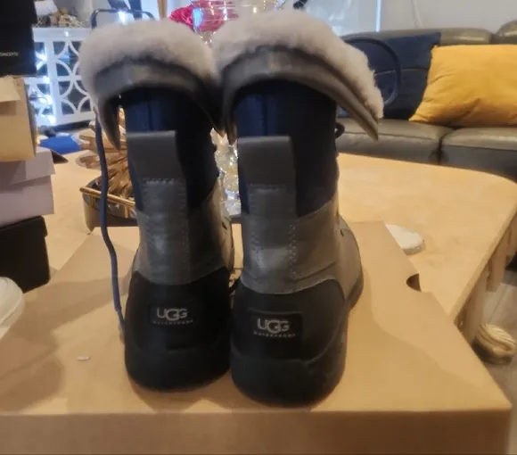 UGG Gray and Blue Winter Boots