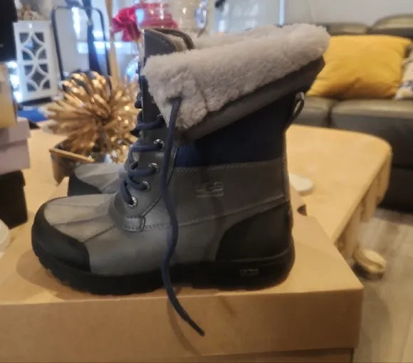 UGG Gray and Blue Winter Boots