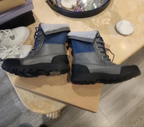 UGG Gray and Blue Winter Boots