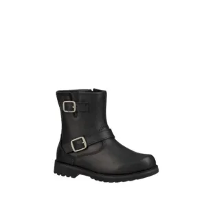 UGG Harwell‎ Black Leather Buckle Moto Winter Boots