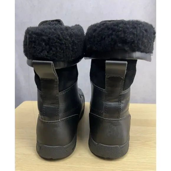 UGG Kids Winter Boots Butte II US Size 5 (Big Kids) S/N 1098890K Black