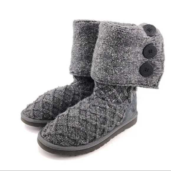 UGG Lattice Cardy Cuffable Knit Winter Boots