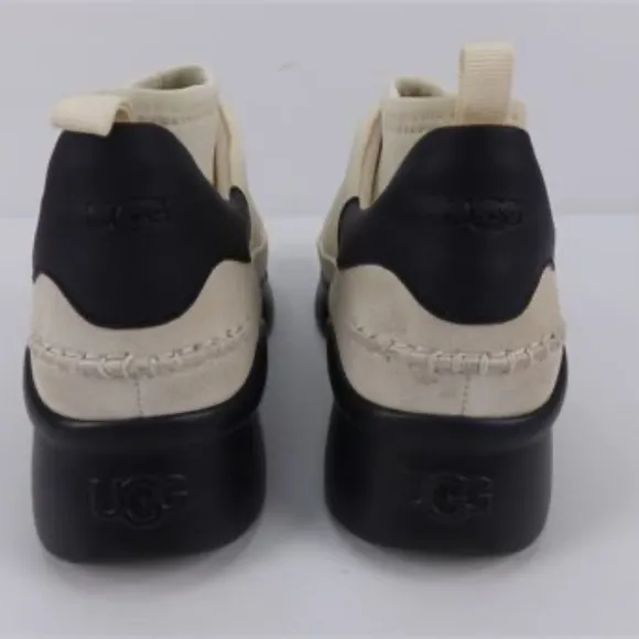 UGG Neutra 1095097 Woman’s Blk &amp; Cream Neoprene Athletic Sneakers Shoes Size 10