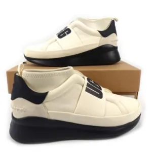 UGG Neutra 1095097 Woman’s Blk &amp; Cream Neoprene Athletic Sneakers Shoes Size 10