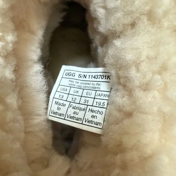 Ultra Mini UGG Fluff girls winter boots sis 13 NWB
