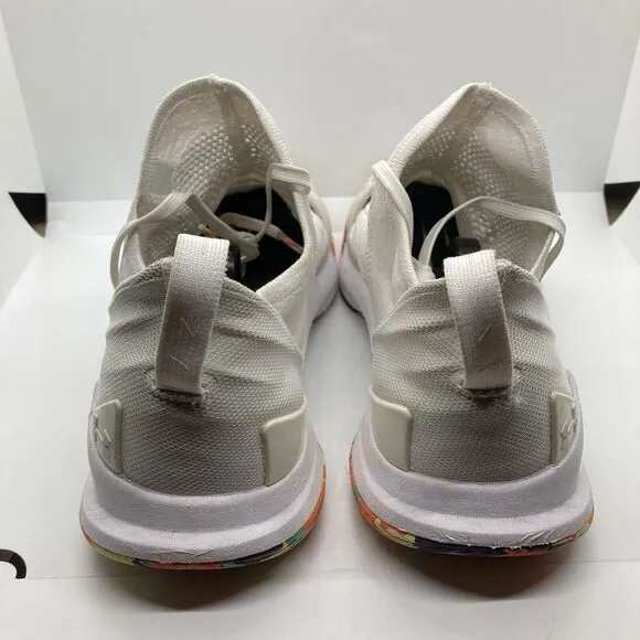 Under Armour Curry 5 Confetti Shoes 11.5 Mens White Athletic Sneaker 3020657-109